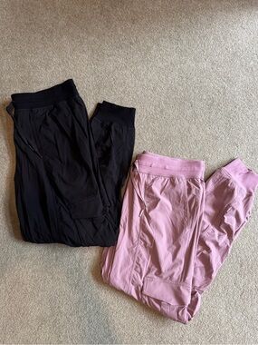 lululemon Dance Studio Relaxed-Fit Mid-Rise Cargo Jogger Women’s L, pink & black